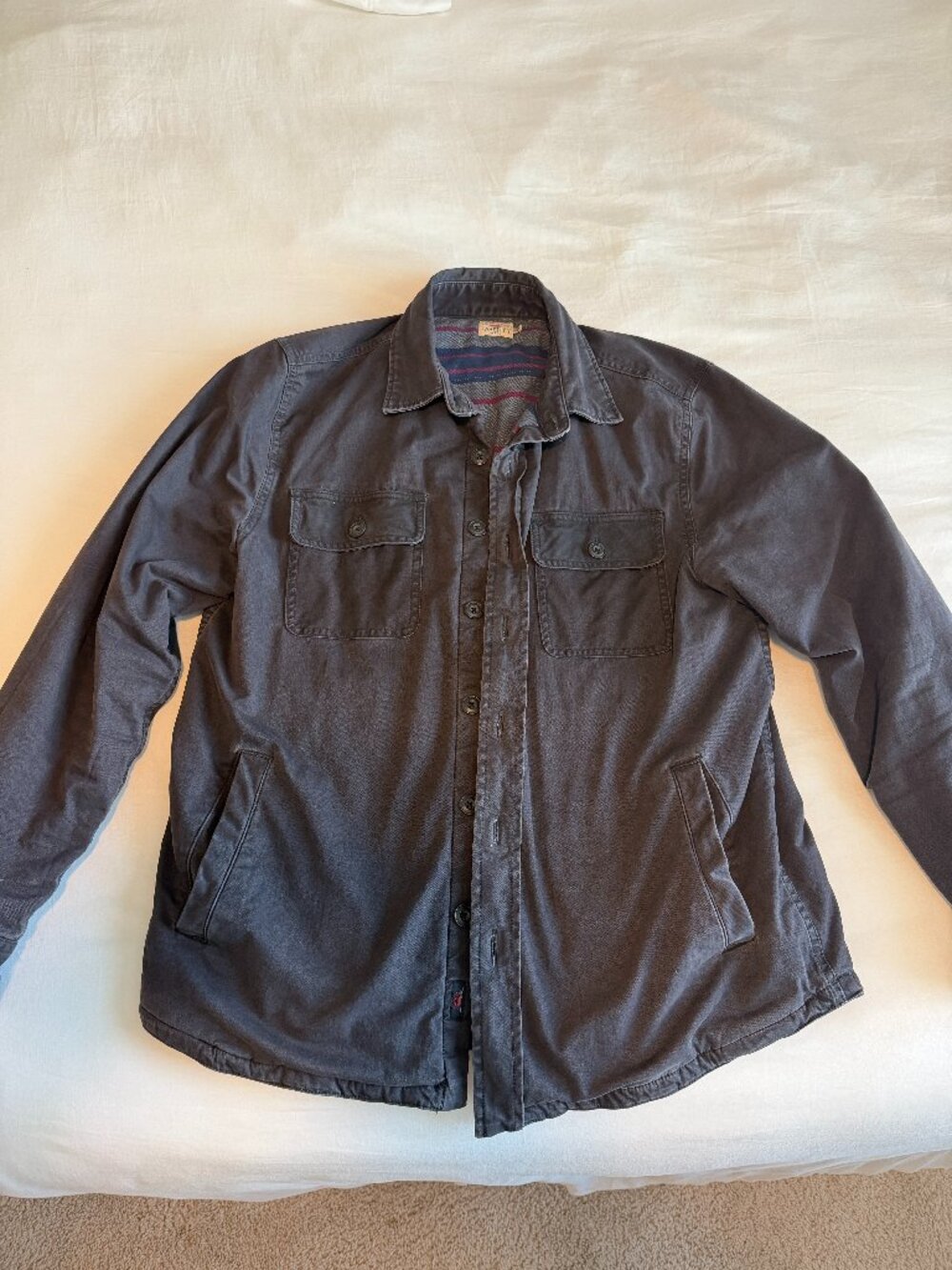 Faherty Stretch Blanket Lined CPO Shirt Jacket